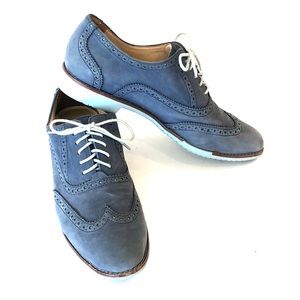 Cole Haan suede wingtip shoes women’s 9